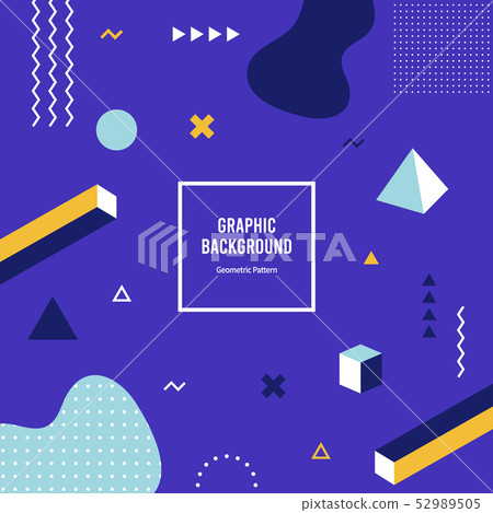 圖形形狀背景 52989505