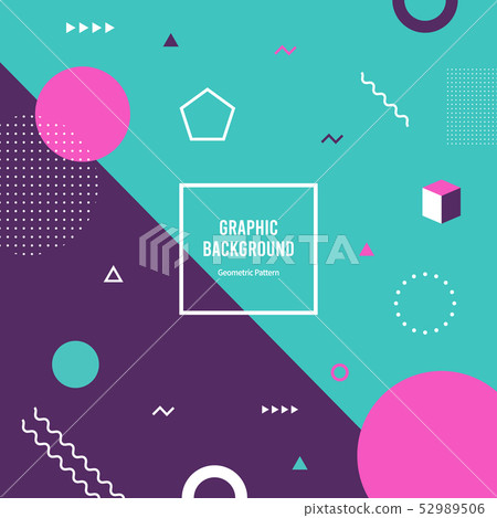 圖形形狀背景 52989506