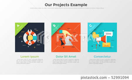 Modern Infographic Template 52991094
