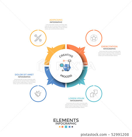 Modern Infographic Template Modern Infographic Template 52991208