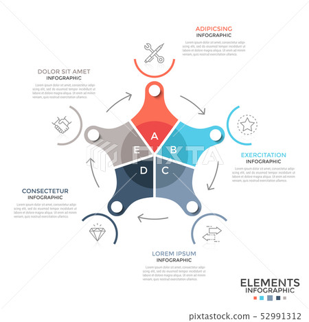 Modern Infographic Template 52991312