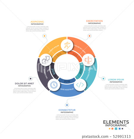 Modern Infographic Template 52991313