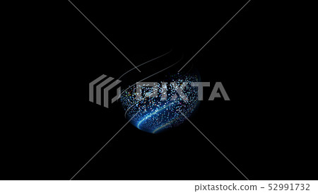 CG球體和激光 52991732