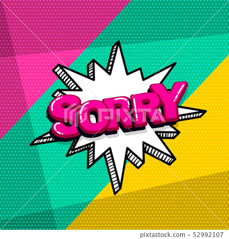 Pop art comic text Pop art comic text 52992107