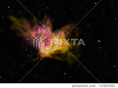 Being shone nebula. 3D rendering Being shone nebula. 3D rendering 52993082