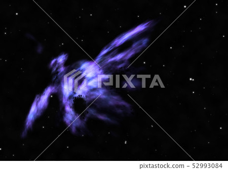 Small part of an infinite star field. 3D rendering 52993084