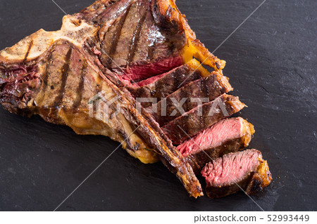 Grilled T-bone steak meat Grilled T-bone steak meat 52993449
