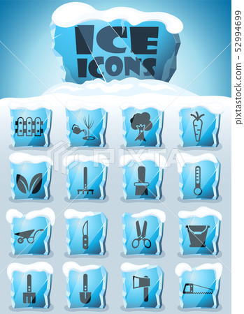 gardening icon set gardening icon set 52994699