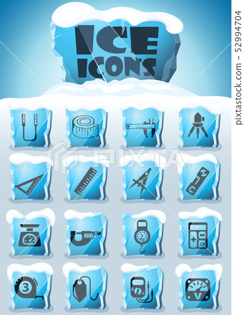 measuring tools icon set measuring tools icon set 52994704