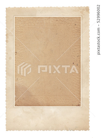 Old photo frame. Vintage paper. Retro card 52996002