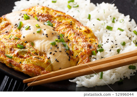 Egg Foo Young is a Chinese egg omelette filled Egg Foo Young is a Chinese egg omelette filled 52996044