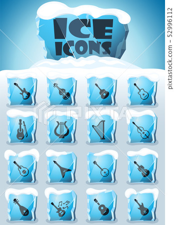 string instruments icon set - Stock Illustration [52996112] - PIXTA