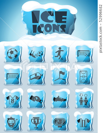 football icon set 52996682