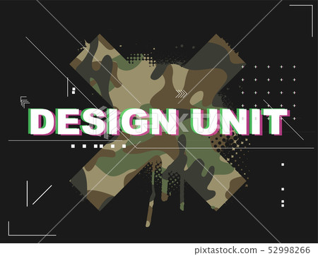 Design unit for stylish t-shirt Design unit for stylish t-shirt 52998266