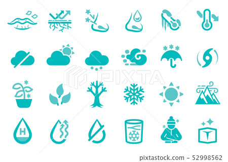 cold temperature and dry weather. 52998562