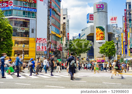 Shibuya scramble intersection Shibuya scramble intersection 52998603