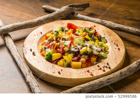 Chopped salad Trendy healthy food chopped salad 52999586
