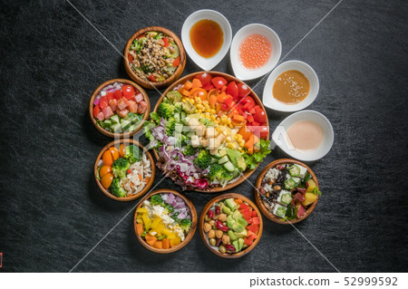 Chopped salad Trendy healthy food chopped salad 52999592