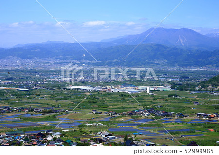 Suzaka市，長野縣的農村風景 52999985