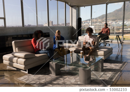 Business people working together in the office 53002233