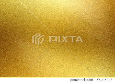 Brushed golden metal foil surface, abstract 53006222