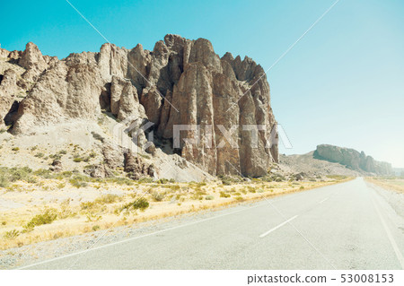 Views of landscape near RN 25, Patagonia, Argentina 53008153