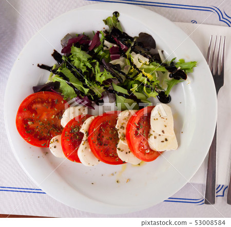 Fresh italian caprese salad Fresh italian caprese salad 53008584