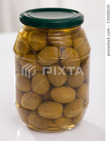 Glass jar of olives Glass jar of olives 53008830