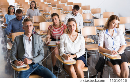 Group of students on lecture Group of students on lecture 53010626
