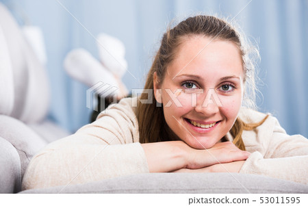 Woman posing playfully 53011595