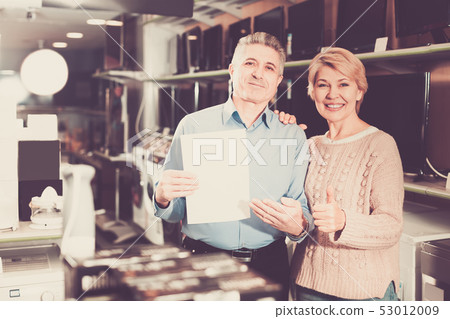 Lovely mature couple took credit for home appliances 53012009