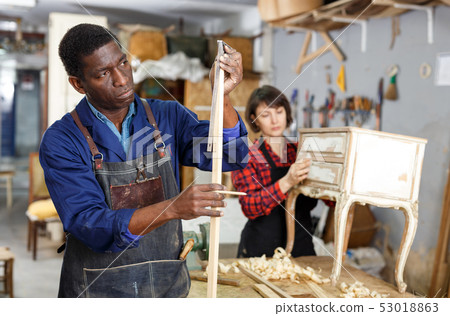 Portrait of male and female restorers Portrait of male and female restorers 53018863