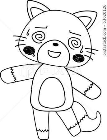 Fox cute whole body mascot facial expression pose reaction 53020126