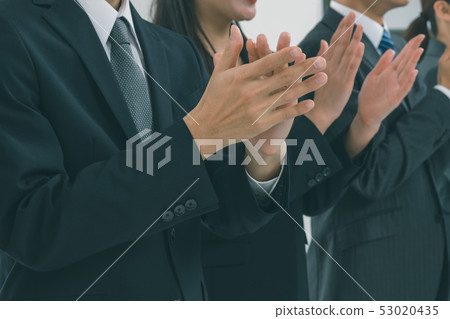 applause, businessperson, office worker 53020435