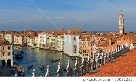 Top view of Grand canal from roof Top view of Grand canal from roof 53021282