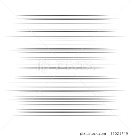 Comic horizontal speed lines background Comic horizontal speed lines background 53021749