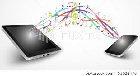 music, notes, vector 53022476