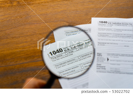1040 U.S individual income tax return form 53022702