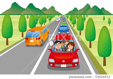 Traffic Jam - Stock Illustration [53024412] - PIXTA