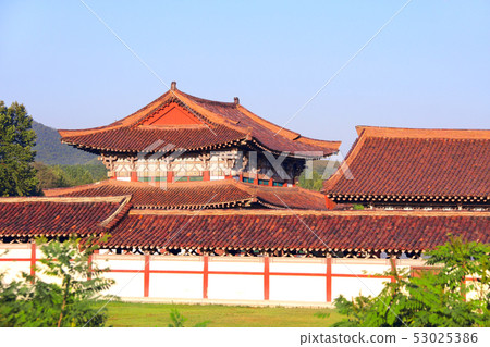 Pavilions in Buddhist monastery Pohyon, North 53025386