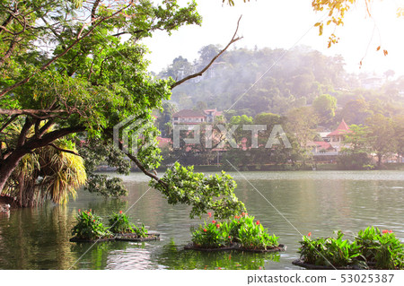 Kandy lake near to Sri Dalada Maligawa, Kandy, Sri 53025387