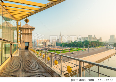 View of the bridge at the Kazan Station in Moscow View of the bridge at the Kazan Station in Moscow 53025678