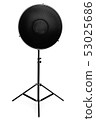 Photo flash round metal rack in the studio on a 53025686