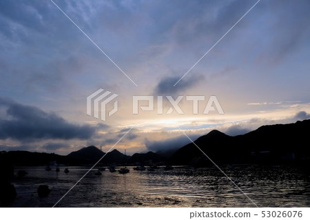 Sunset at the seaside of Izu Shimoda Sunset at the seaside of Izu Shimoda 53026076