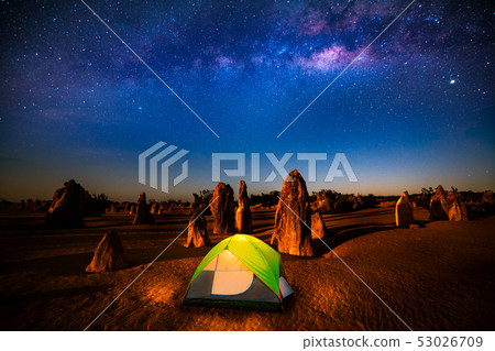Starry sky at the Pinnacles 53026709