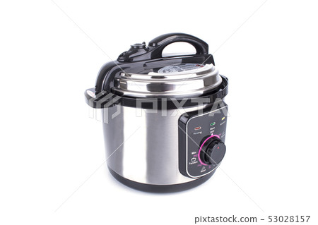 Electric Pressure Cooker isolated on white  53028157