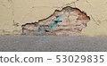old plaster weather aged external wall 53029835
