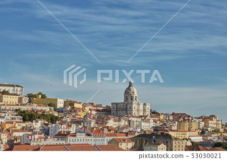 View of national pantheon and cityline of Alfama View of national pantheon and cityline of Alfama 53030021