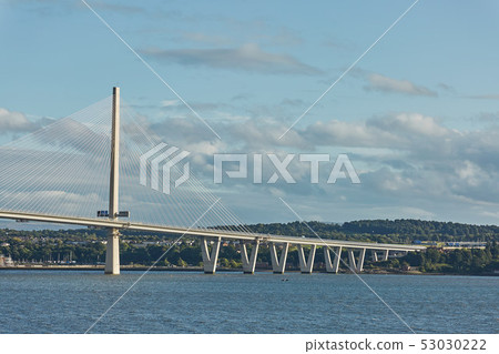 The new Queensferry Crossing bridge over the Firth 53030222