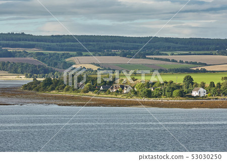 Seascape and landscape of Invergordon in Scotland, 53030250